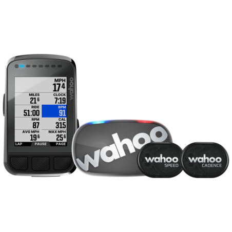 Wahoo ELEMNT BOLT v2 GPS Bundle, inkl. TICKR 2, RPM spd/cad